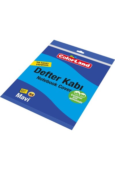 Colorland Defter Kabı Eko Mavi 10'Lu Color-Kap02