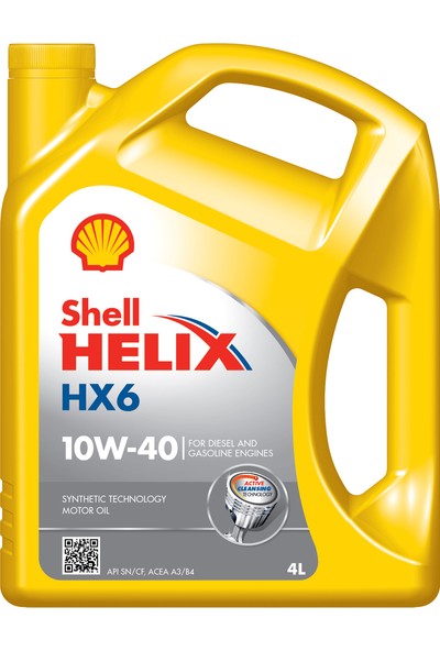 Shell Helix HX6 10W-40 4 Litre Motor Yağı ( Üretim Yılı: 2022 )