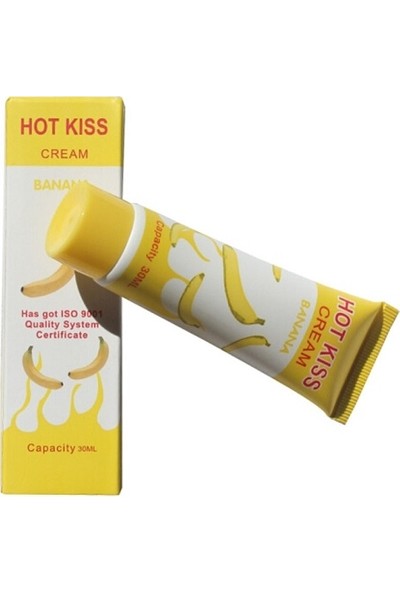 Hot Kiss Muz Aromalı Kayganlaştırıcı Jel 30 ml