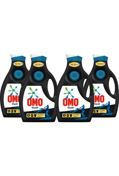 Omo Black Sıvı Çamaşır Deterjanı 4 x 30 Yıkama