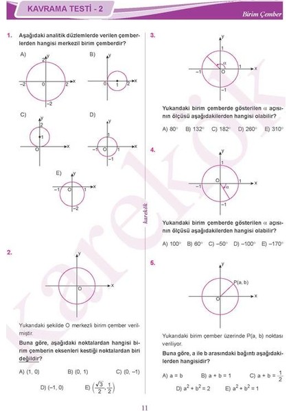 11. Sınıf Matematik Soru Bankası