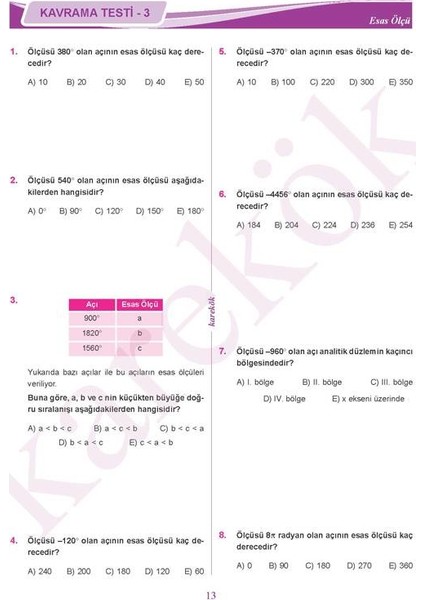 11. Sınıf Matematik Soru Bankası