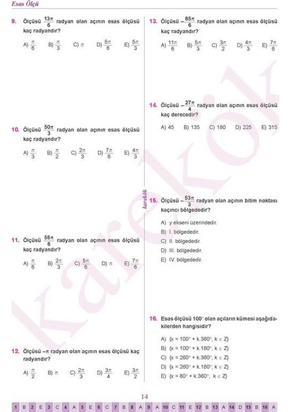 11. Sınıf Matematik Soru Bankası