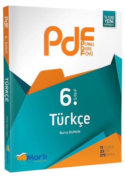 6. Sınıf Türkçe Pdf Planlı Ders Föyü