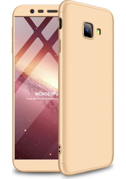 Samsung Galaxy J4 Core Kılıf Double Dip 360 Protective Gold