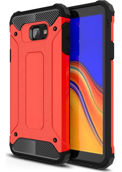 Samsung Galaxy J4 Core Kılıf Rugged Armor Kırmızı