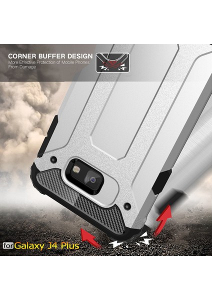 Samsung Galaxy J4 Core Kılıf Rugged Armor Rose Gold