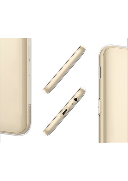 Samsung Galaxy J4 Core Kılıf Transparent Soft Beyaz