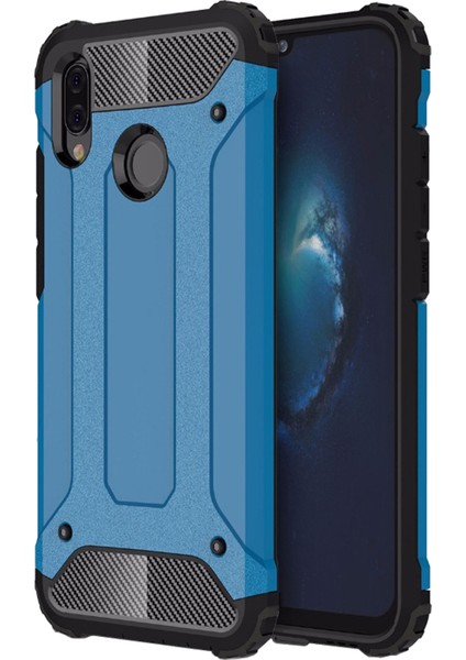 Huawei P Smart 2019 Kılıf Rugged Armor Mavi