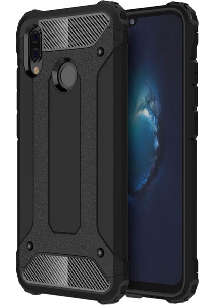 Huawei P Smart 2019 Kılıf Rugged Armor Siyah