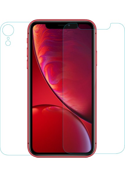 Apple iPhone XR (6.1'') Ön + Arka Nano Cam Ekran Koruyucu