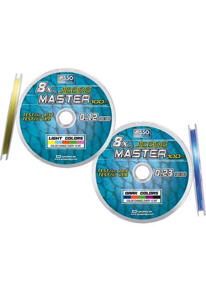 Pe Jigging Master 8X Örgü İp Misina 100MT