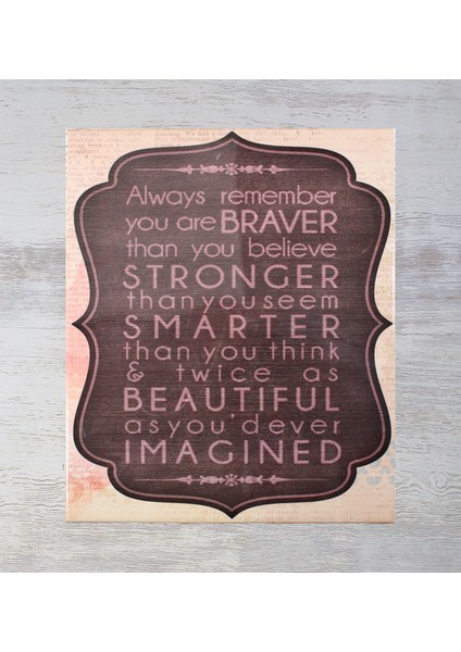 Always Remember.. Seramik Duvar Panosu