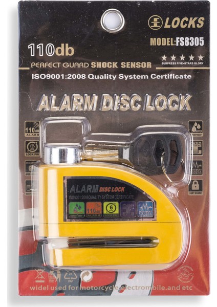 Locks Motosiklet Alarmlı Disk Kilidi fiyatları
