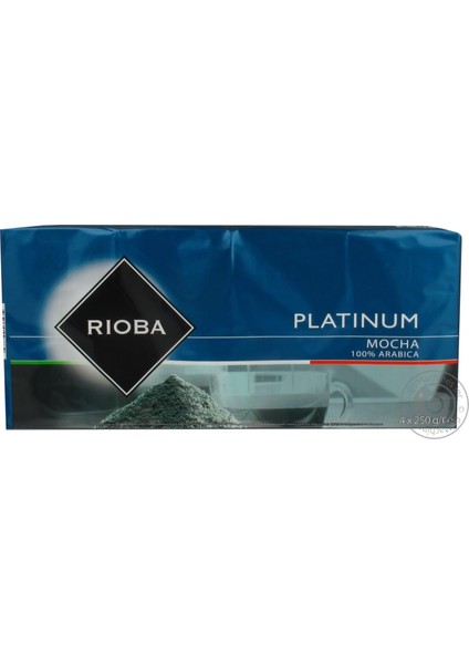 %100 Arabica Platinum Mocha Kahve - 1 kg (4 x 250 gr