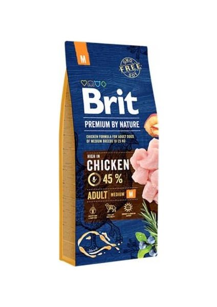 Premium By Nature M Orta Irk Tavuk Etli Köpek Maması 15 Kg