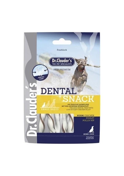 Dr.Clauders Dental Snack Tavuklu Diş Sağlığı Köpek Ödülü 80 Gr