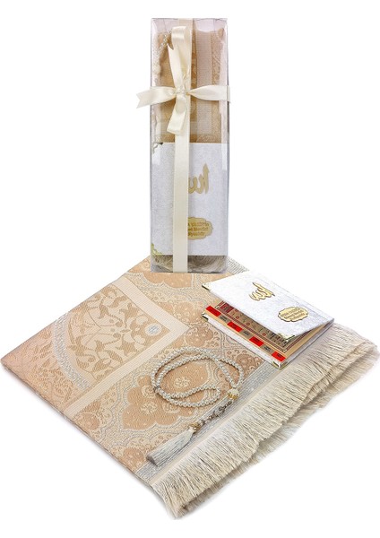 İsme Özel Hediyelik Yasin Mevlüt Seti Beyaz