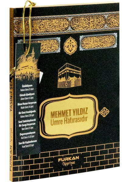İsme Özel Plakalı Kabeli Yasin Kitabı Çanta Boy