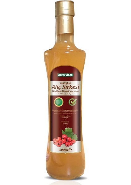 Aksuvital Ekstratlı Alıç Sirkesi 500 ml