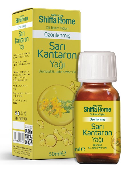 Shiffa Home Ozonlanmış Sarı Kantaron Yağı 50 ml