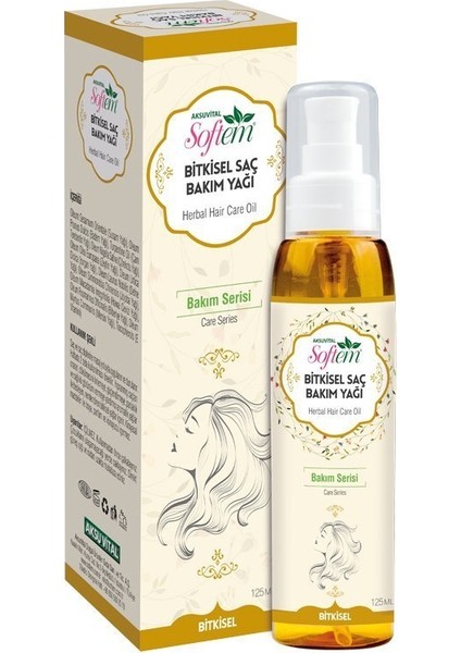 Softem Bitkisel Saç Bakım Yağı 125 ml