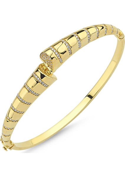 Altın Kelepçe Özel Seri Sıra Taşlı KLDV42-1420