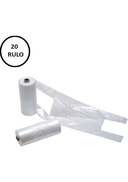 Rulo Poşet Küçük Boy 20 Rulo (Rulo 200' lü)