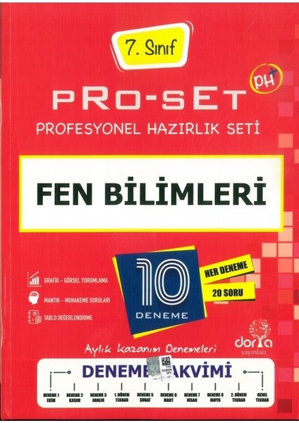 7.Sınıf Fen Bilimleri Pro-Set 10 Deneme