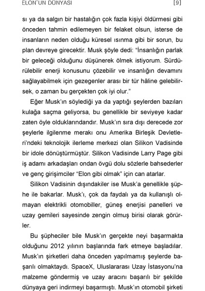 Elon Musk: Geleceğin Dahilerine - Ashlee Vance