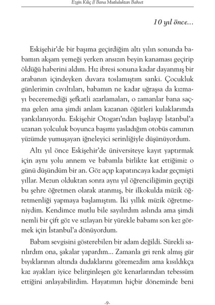 Bana Mutluluktan Bahset - Ezgin Kılıç