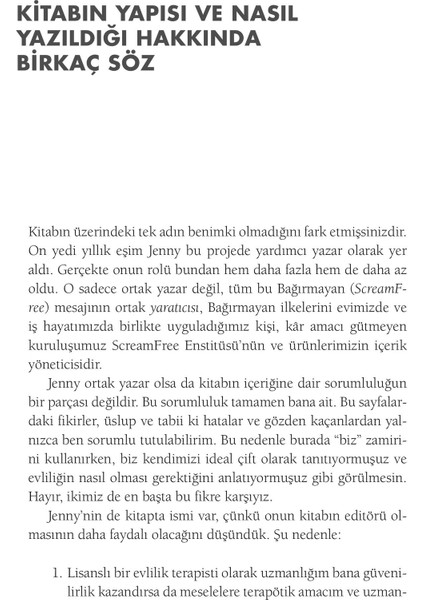 Bağırmayan Karı Koca Olmak - Hal Edward Runkel - Jenny Runkel