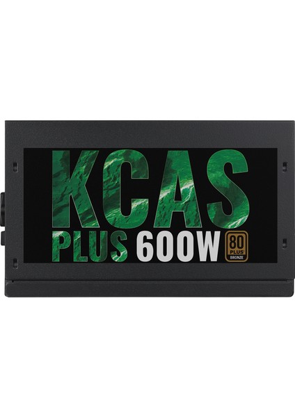 KCAS Plus 600W 12cm Fan 80+Bronze Güç Kaynağı (AE-KCASP600)