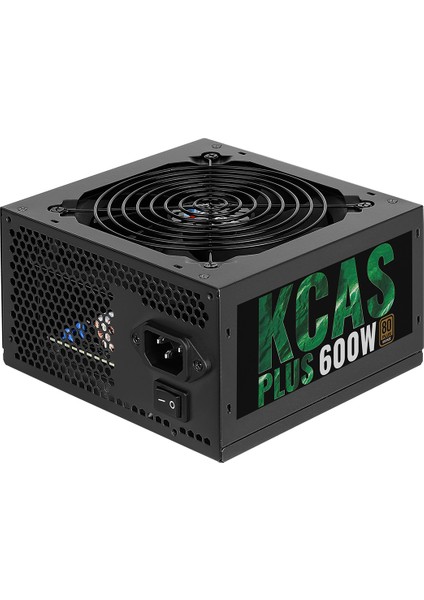 KCAS Plus 600W 12cm Fan 80+Bronze Güç Kaynağı (AE-KCASP600)