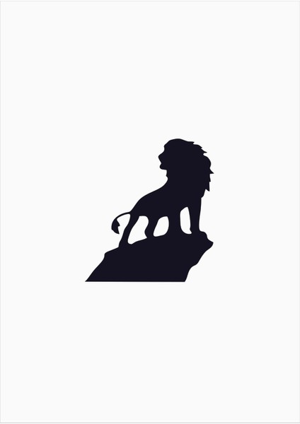 Aslan Kral Priz Sticker 9 x 10