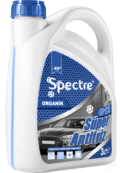 G12 Organik Antifiriz 3 Litre Mavi Antifriz (Üretim Yılı : 2023)