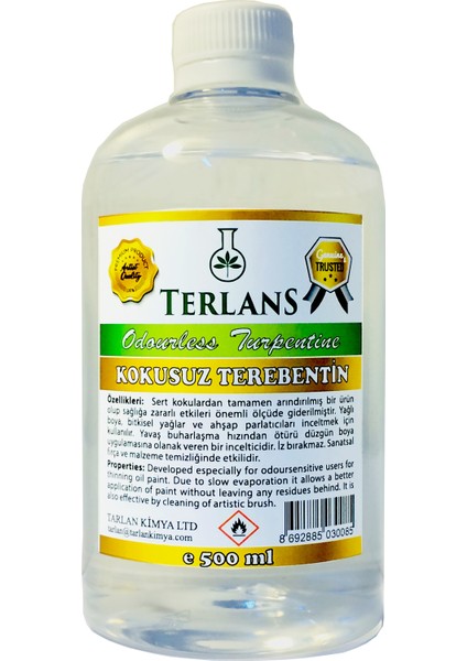 Yağlı Boya Seti Yardımcı Malzemeler 3 x 500 ml