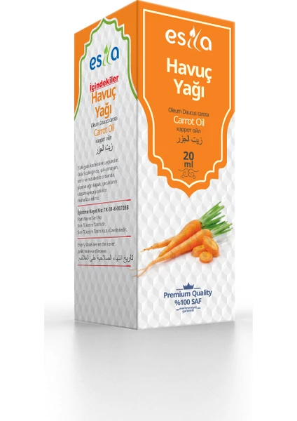 Havuç Yağı  20ml