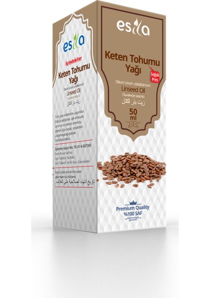 Keten Tohumu Yağı 50ml