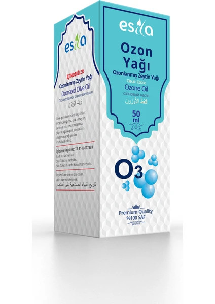 Ozonlanmış Zeytin Yağı 50ml