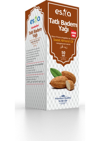 Tatlı Badem Yağı 50ml