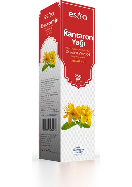 Kantaron Yağı 250 ml