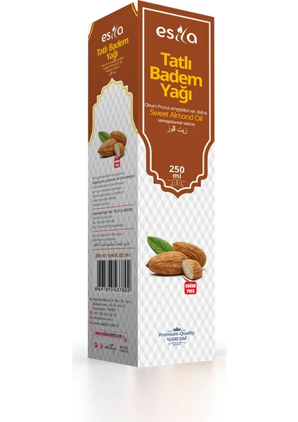 Tatlı Badem Yağı  250 ml