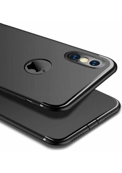 Apple iPhone X - XS Tam Korumalı Tıpalı Silikon Kılıf