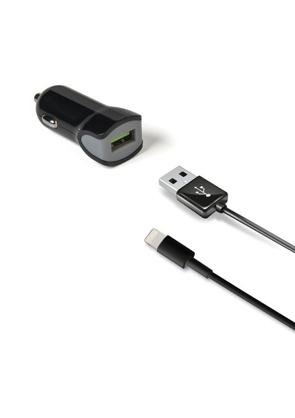 Araç Şarjı Kit TB Lightning - Siyah