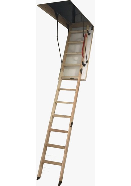 Aytürk Ahşap 70X120 Cm Katlanır Çatı Merdiveni