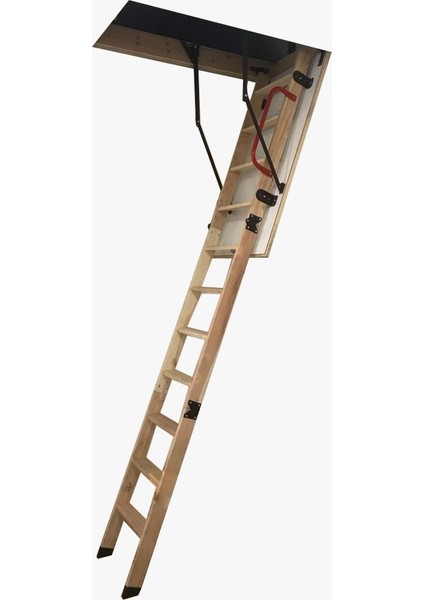 Aytürk Ahşap 70X120 Cm Katlanır Çatı Merdiveni