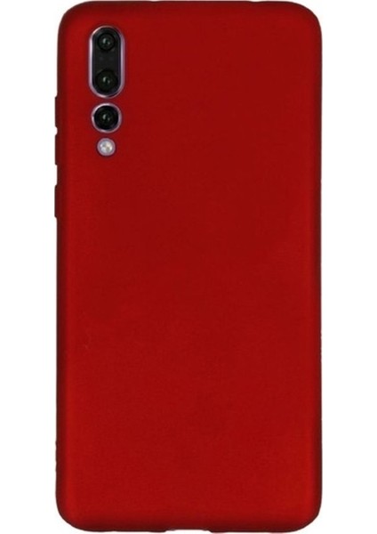 DVR Huawei P20 Pro Kılıf Premier Silikon (Kırmızı) + Nano Cam Ekran Koruyucu