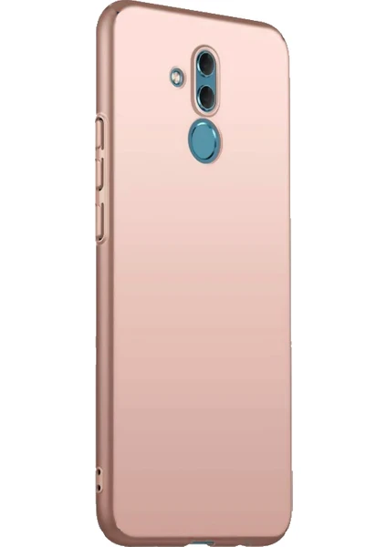 DVR Huawei Mate 20 Lite Silikon Kılıf Premir (Rose Gold) + Nano Cam Ekran Koruyucu