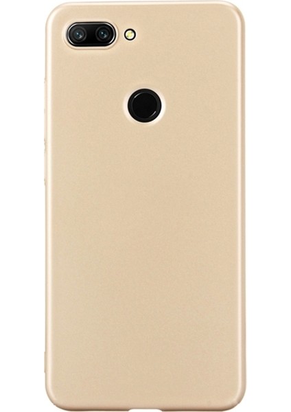 Xiaomi Mi 8 Lite Kılıf Silikon Premier (Gold)